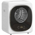 Portable 4kg Vented Tumble Dryer with Smart Sensor Timer and 5 Modes for Small Spaces White AOSOM