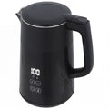 Electric Kettle with Fast Boil and Adjustable Temperature for Busy Family Mornings Black Homcom