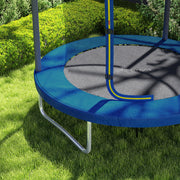 SPORTNOW 6ft Trampoline with Safety Enclosure Net, Steel Frame Outdoor Trampoline, with Edge, Safety Cover AOSOM