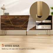 Modern 130cm TV Stand Cabinet for up to 60 Inch TV with Adjustable Shelves by HOMCOM