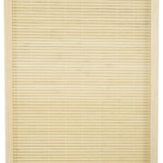 Bamboo Room Divider 4 Panel Folding Screen for Privacy and Space Separation Natural Wood AOSOM