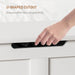 White Wooden 100L Storage Box with Safety Hinges for Home Organisation by HOMCOM