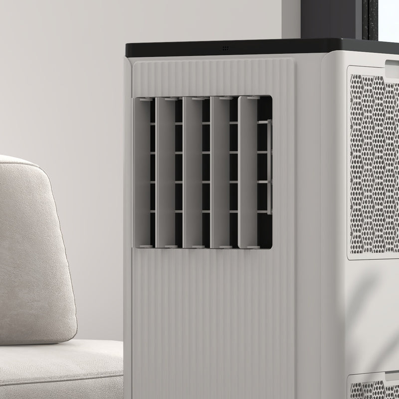 9000 BTU Portable Air Conditioner with App Control Cools Rooms Up To 20m² White