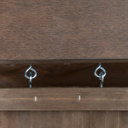 2 Tier Wooden Guinea Pig Hutch with Enclosed Run Ideal for Outdoor Use Brown