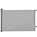Retractable Dog Gate for Doorways and Stairs with One-Handed Operation Grey AOSOM