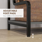 3 Tier Printer Stand With Shelves For Home Office Organisation And Storage, Black