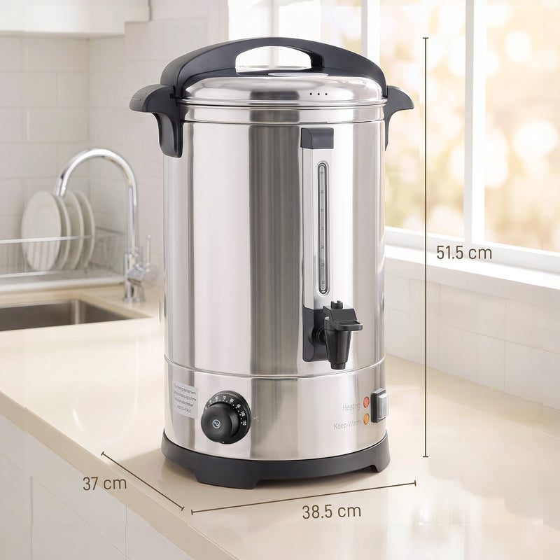 Urn dimensions diagram showing 37 cm deep, 38.5 cm wide and 51.5 cm tall