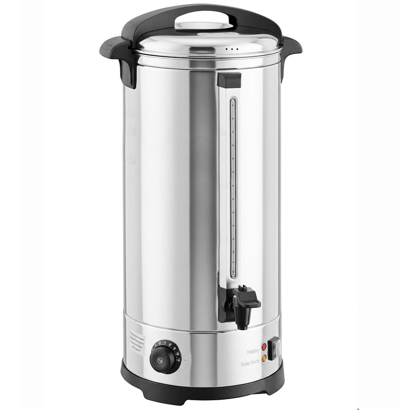 Electric water urn 24L in silver and black by Homcom