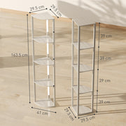 Modern Oak Corner Floor Lamp with Dimmable Warm White LED for Living Room or Bedroom