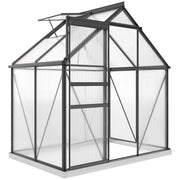 Walk-In Polycarbonate Greenhouse 192 x 131cm Weather Resistant Garden Grow House by Outsunny