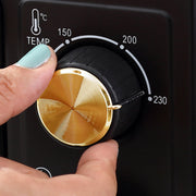 16L Mini Countertop Oven 1400W Ideal for Small Kitchens and Quick Meals Black