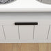 Raised Dog Bowl with Slow Feeder and Storage Drawer for Large Dogs White by PawHut