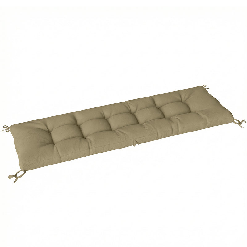 Sun Lounger Cushion with Full-Length Support and Water-Repellent UV Fabric Sand