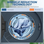 Compact Vented Tumble Dryer for Small Spaces with Touch Controls and 5kg Capacity Blue AOSOM