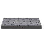 Extra large orthopaedic dog bed in dove grey by Feandrea, angled view