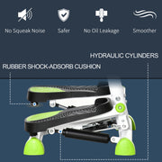 Twister Stepper Fitness Machine With LCD Display And Adjustable Resistance White AOSOM