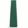 Parasol Cover for Garden Umbrellas Weather Protection with Secure Fastening, Green Outsunny