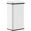 Sensor Kitchen Bin 50L Touch Free Motion Sensor with Soft Close Lid White
