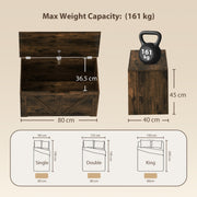Storage bench 100L - Brown