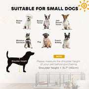 2 Piece Dog Pen Extension Panels with 3 Connecting Stakes for 60cm High Pet Playpen by PawHut