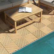 Wooden Garden Decking Tiles Pack of 9 For Garden Patio Balcony Terrace Or Hot Tub 30x30cm