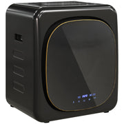 4kg Compact Vented Tumble Dryer with Smart Mode and Stainless Steel Drum for Home, Black