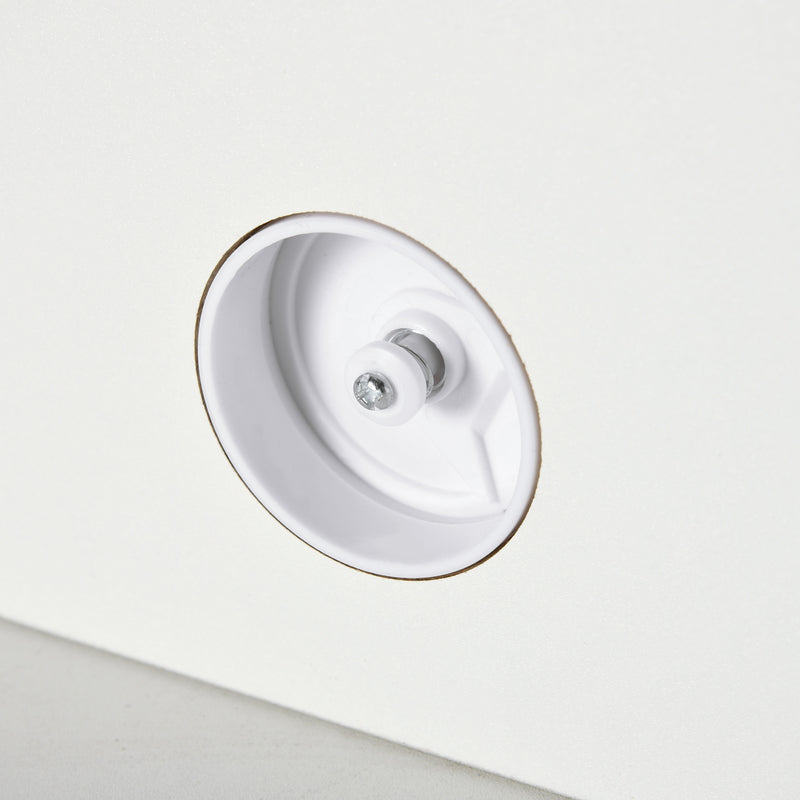 Wall Mounted Floating TV Unit For TVs Up To 40 Inch With Storage Shelf, White