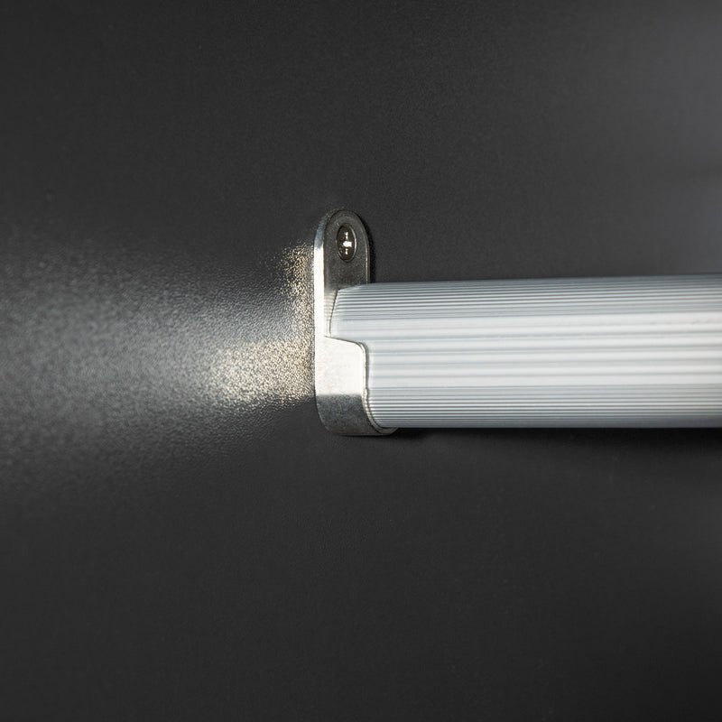 2 Door High Gloss Wardrobe With Hanging Rail And Shelf For Bedroom Storage Grey