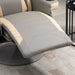 HOMCOM Manual Recliner Armchair PU Leather Lounge Chair w Adjustable Leg Rest, 135Â° Reclining Function, 360Â° Swivel, Grey