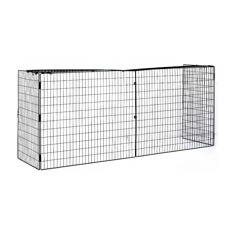 Extendable Fire Guard Screen, Black, W81.5 - 160x D44x H68cm