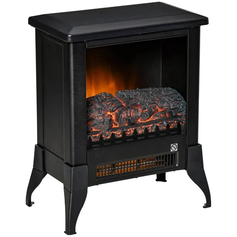 Electric Fireplace Stove, Flame Effect, Overheat Protection