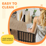 Indoor Dog Crate with Anti-Chew Mesh and Escape-Proof Door for Medium Dogs 80cm by PawHut