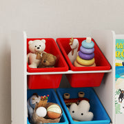 3 Tier Toy Storage Unit With 6 Removable Bins Ideal for Bedroom or Nursery Multicolour