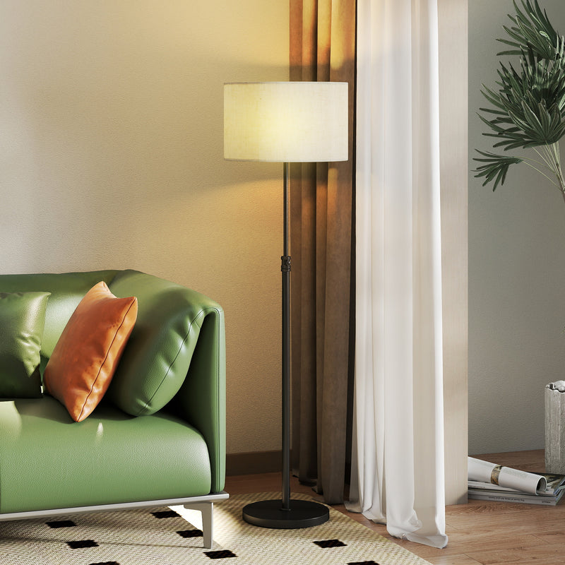 Floor Lamp with Remote Control for Adjustable Reading and Relaxing Light Black Beige