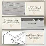 Slim Shoe Storage Cabinet with 3 Flip Drawers Space Saving Design for Hallway, White