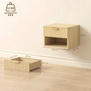 Dimension diagram showing 40W x 34D x 29H cm and drawer interior size