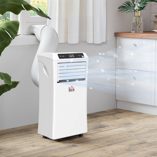 9000 BTU Portable Air Conditioner with Dehumidifier and Fan Cools Rooms up to 28m²