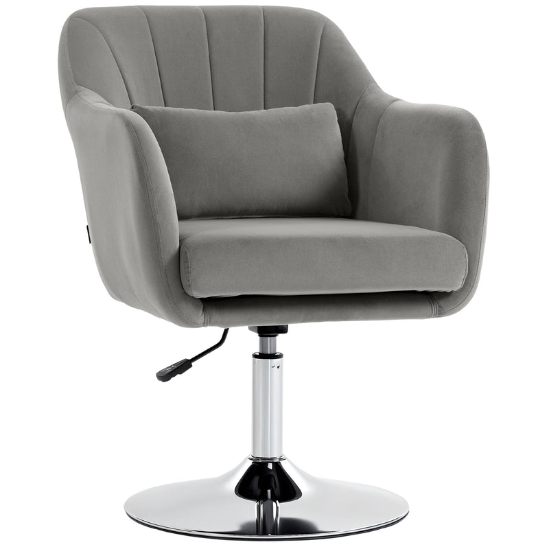 Swivel Lounge Chair Grey - image 1