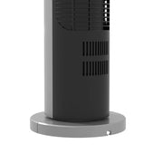 31 Inch Oscillating Tower Fan with Remote and Timer for Home or Office Use, Silver