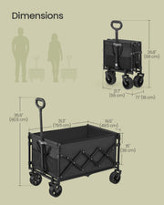 Dimensions diagram showing a 79.5 x 49.5 cm body, 38 cm sides and 90.5 cm handle height
