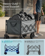 Dove grey cart loaded with weight plates alongside the 180 kg load support panel