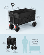 Dimensions diagram: body 91 x 55 x 43 cm, 98 cm with handle up, folded 63 x 23.5 x 78 cm