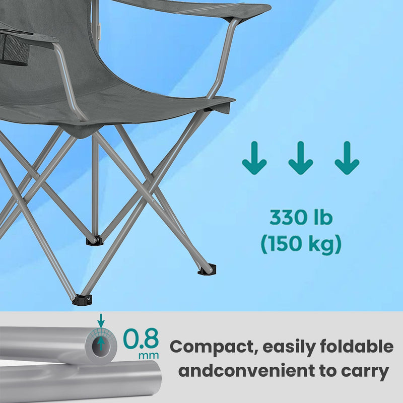 Folding camping chair dimensions diagram
