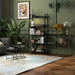 White Nesting Side Tables Set of 2 with Removable Tray Tops and Steel Frame