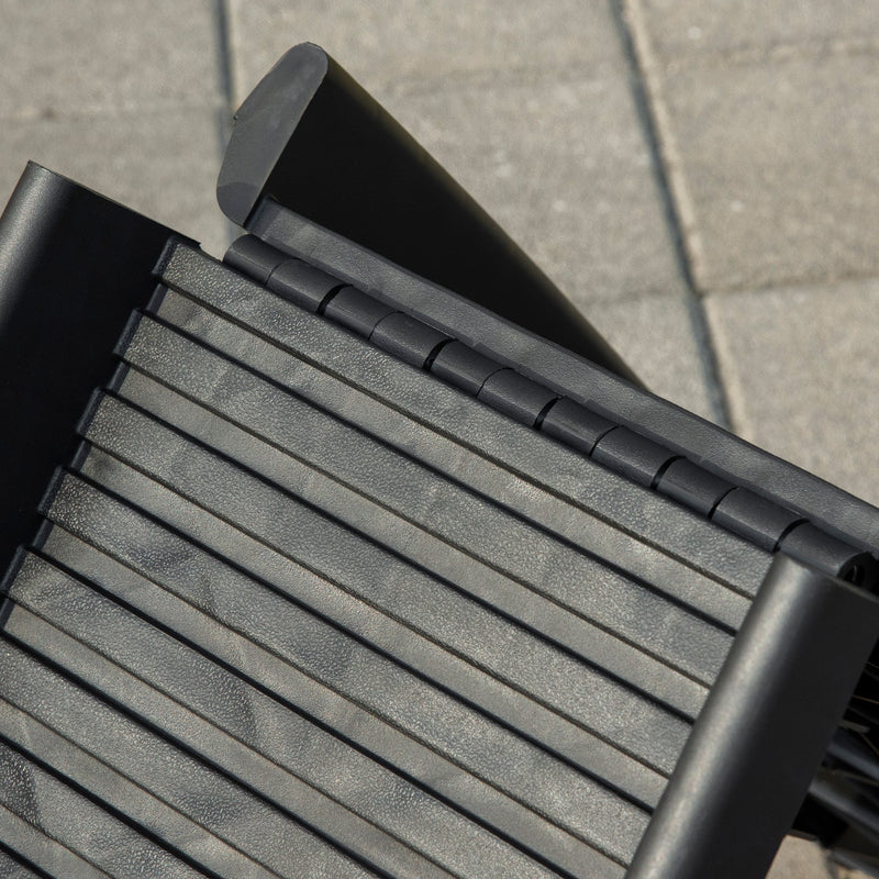 Foldable Dog Car Ramp for SUVs and Vehicles Non Slip Surface Easy to Store Black AOSOM