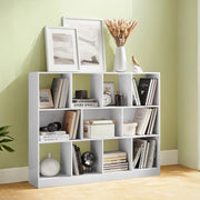 Vasagle freestanding 5-tier bookcase in rustic brown and black