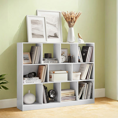 Vasagle freestanding 5-tier bookcase in rustic brown and black