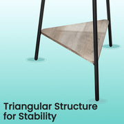 Vasagle coat rack stand - dimensions diagram showing size in cm