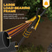 Adjustable Black Hammock Stand With Wheels And Carry Bag For Garden Or Camping Use