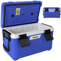 Cooler Box for Camping Keeps Food and Drinks Cold Up to 3 Days 42L Dark Blue Outsunny